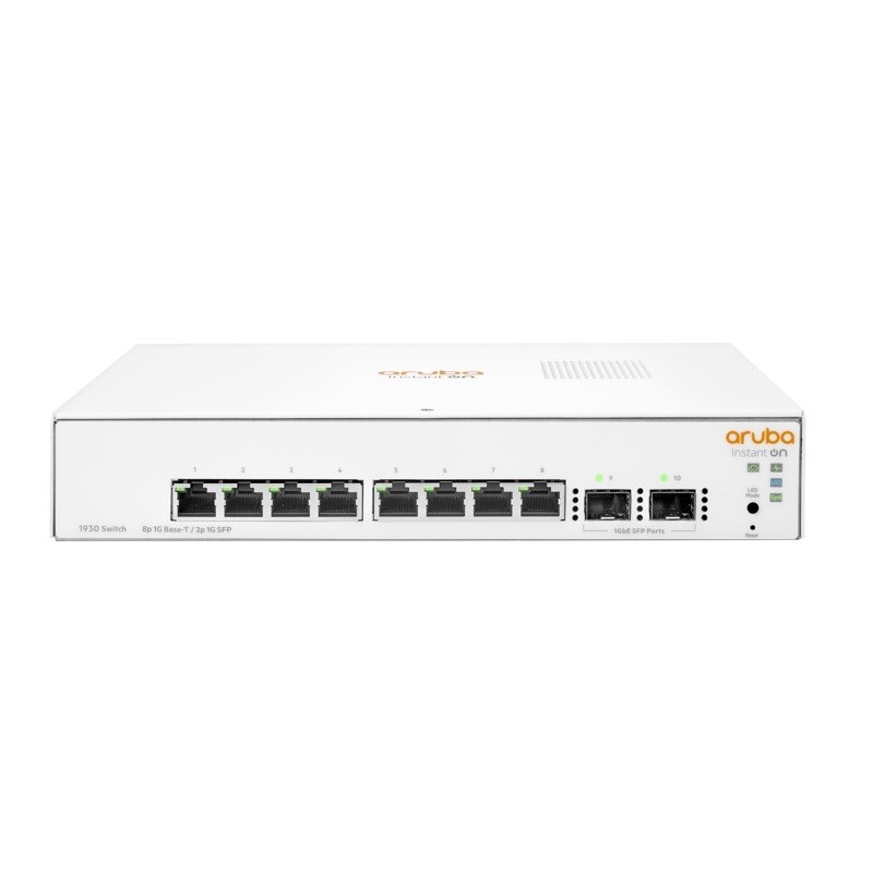 Switch Aruba Instant On 1930 8G - 8 x RJ45 GbE + 2 x SFP GbE